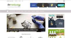 Desktop Screenshot of demarijuana.com