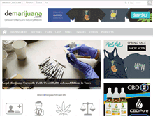 Tablet Screenshot of demarijuana.com